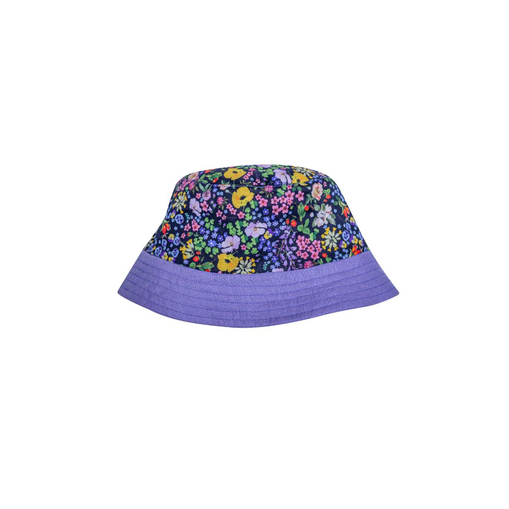 Linen Bucket Hat Forgetmenot Violet