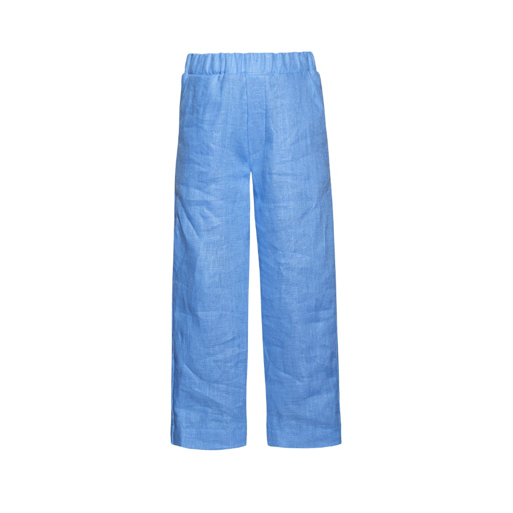 Linen Trousers Forgetmenot Blue