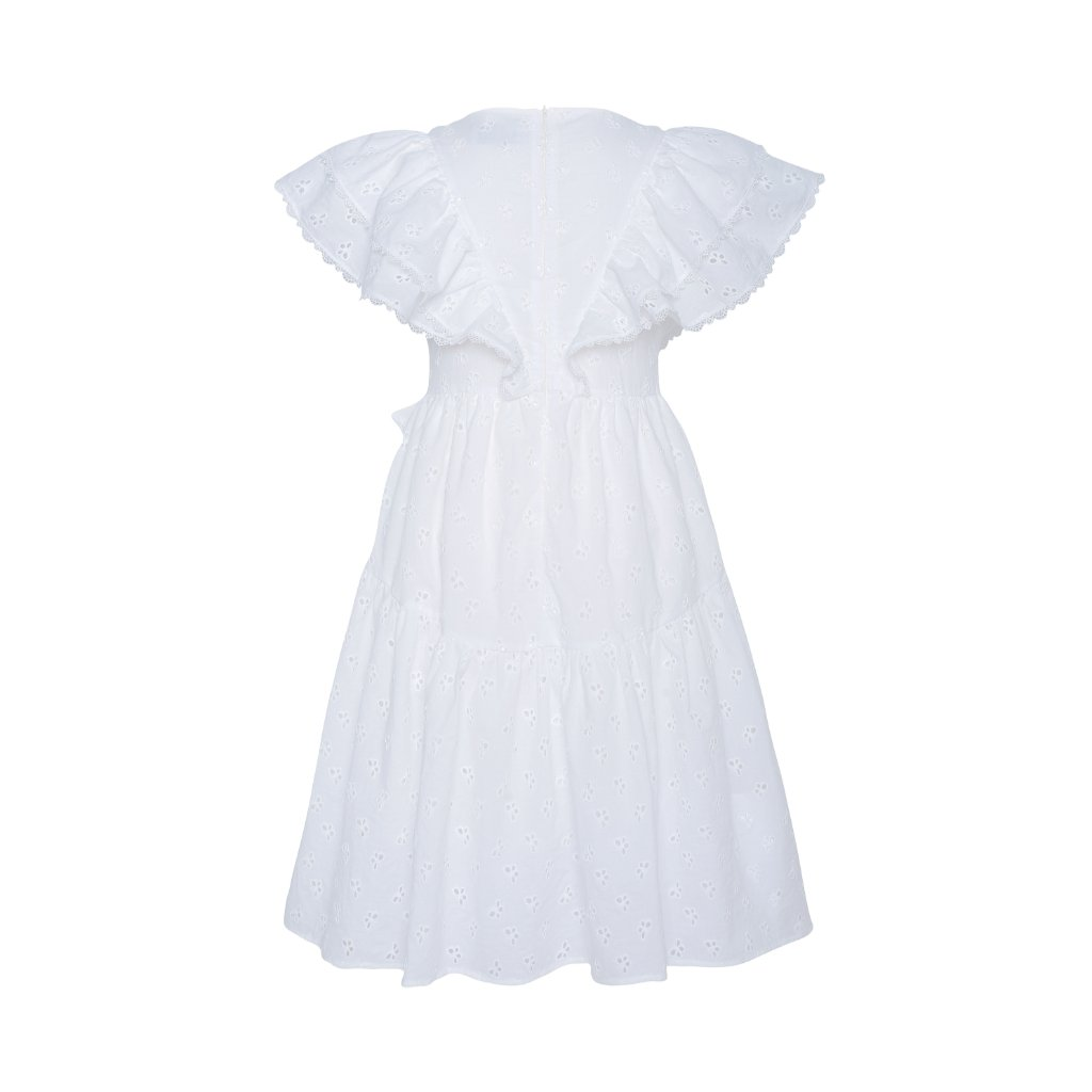 Maxi Dress Butterfly White