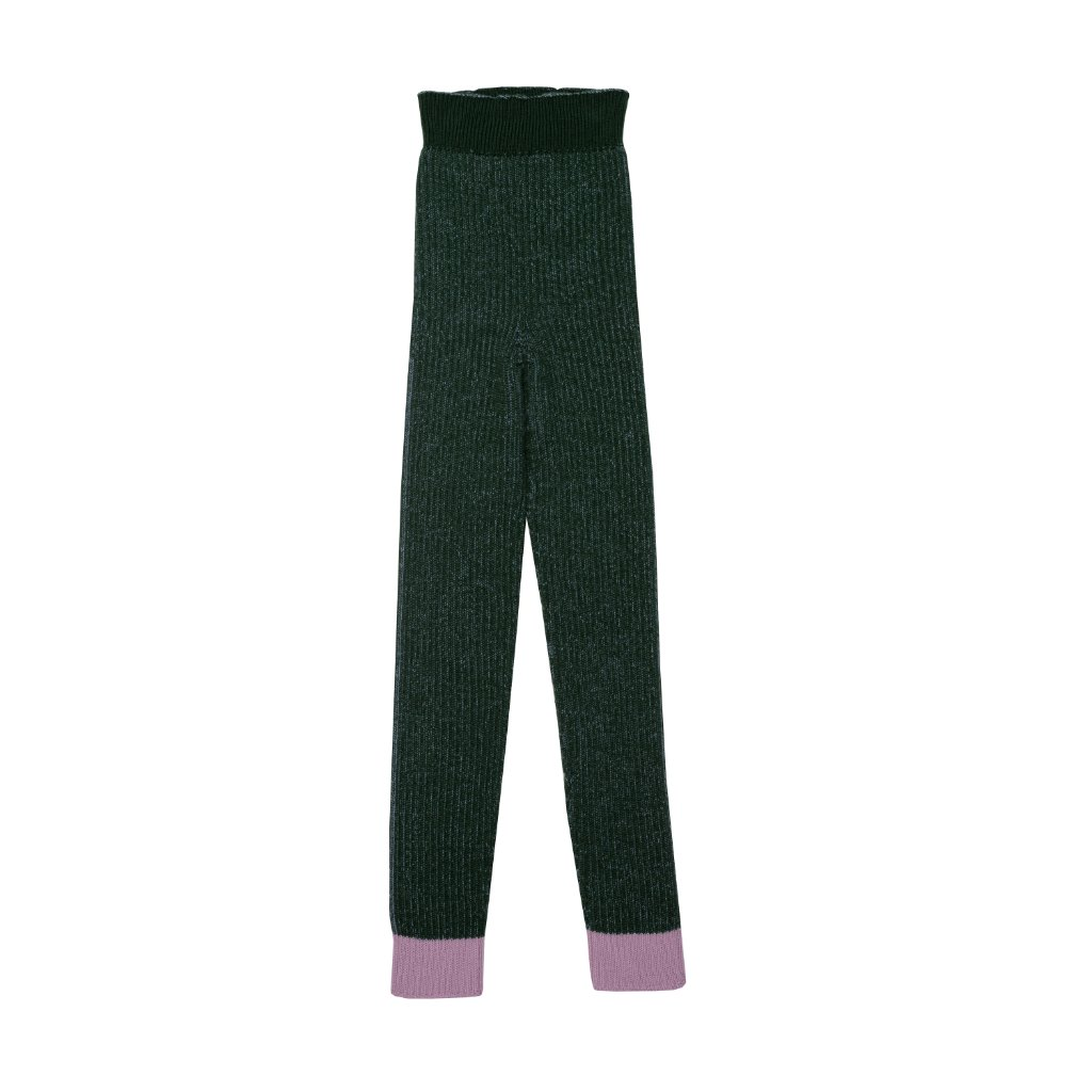 Seamless Knit Leggings Traveller Green
