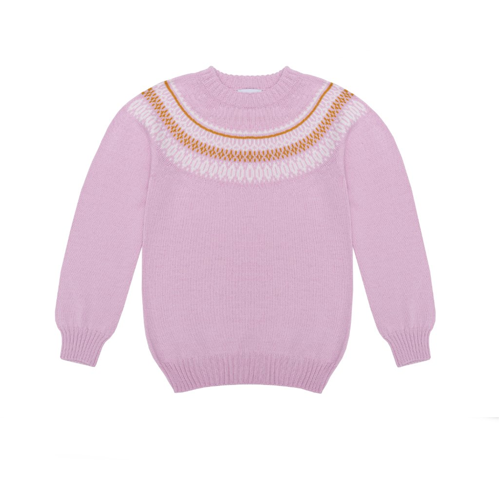 Seamless Knit Sweater Resort Pink