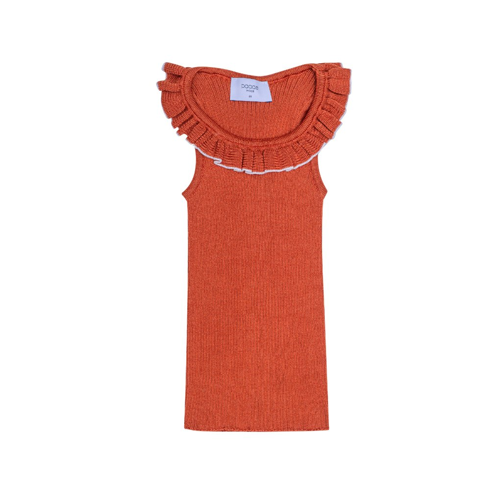 Seamless Knit Top Orange