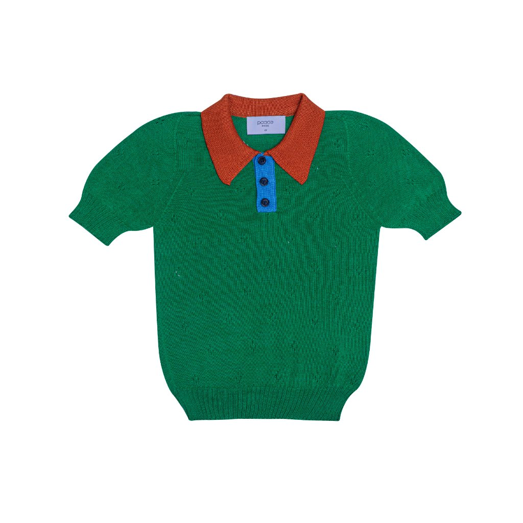 Seamless Polo Shirt Green
