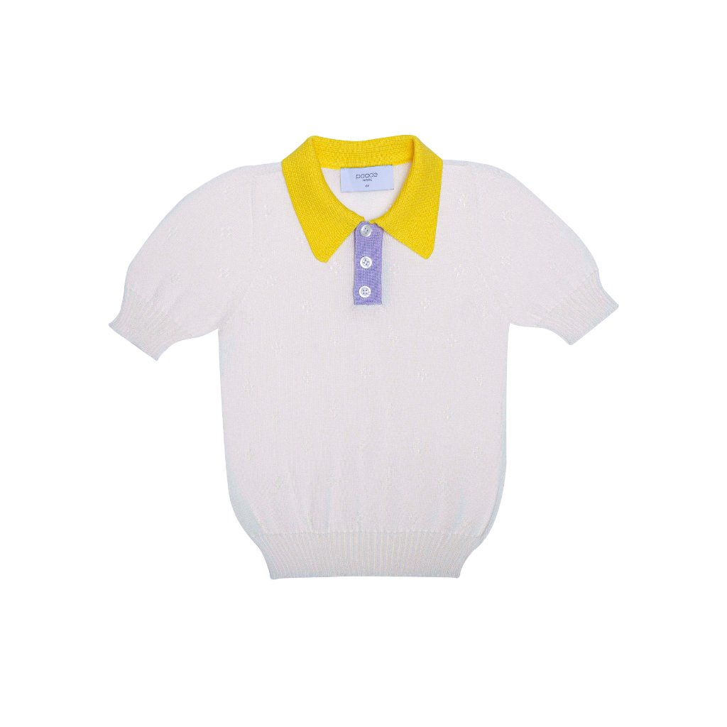 Seamless Polo Shirt White