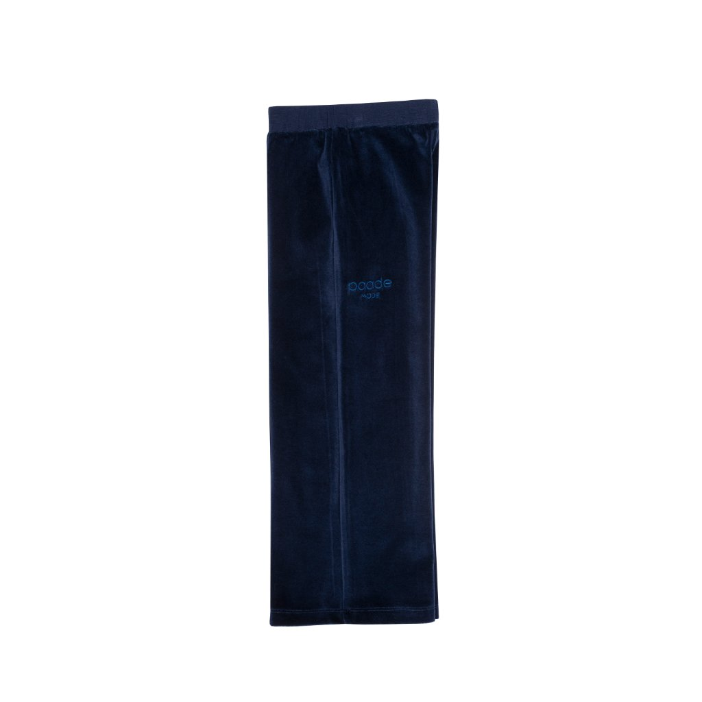 Velvet Logo Trousers Copenhagen Blue