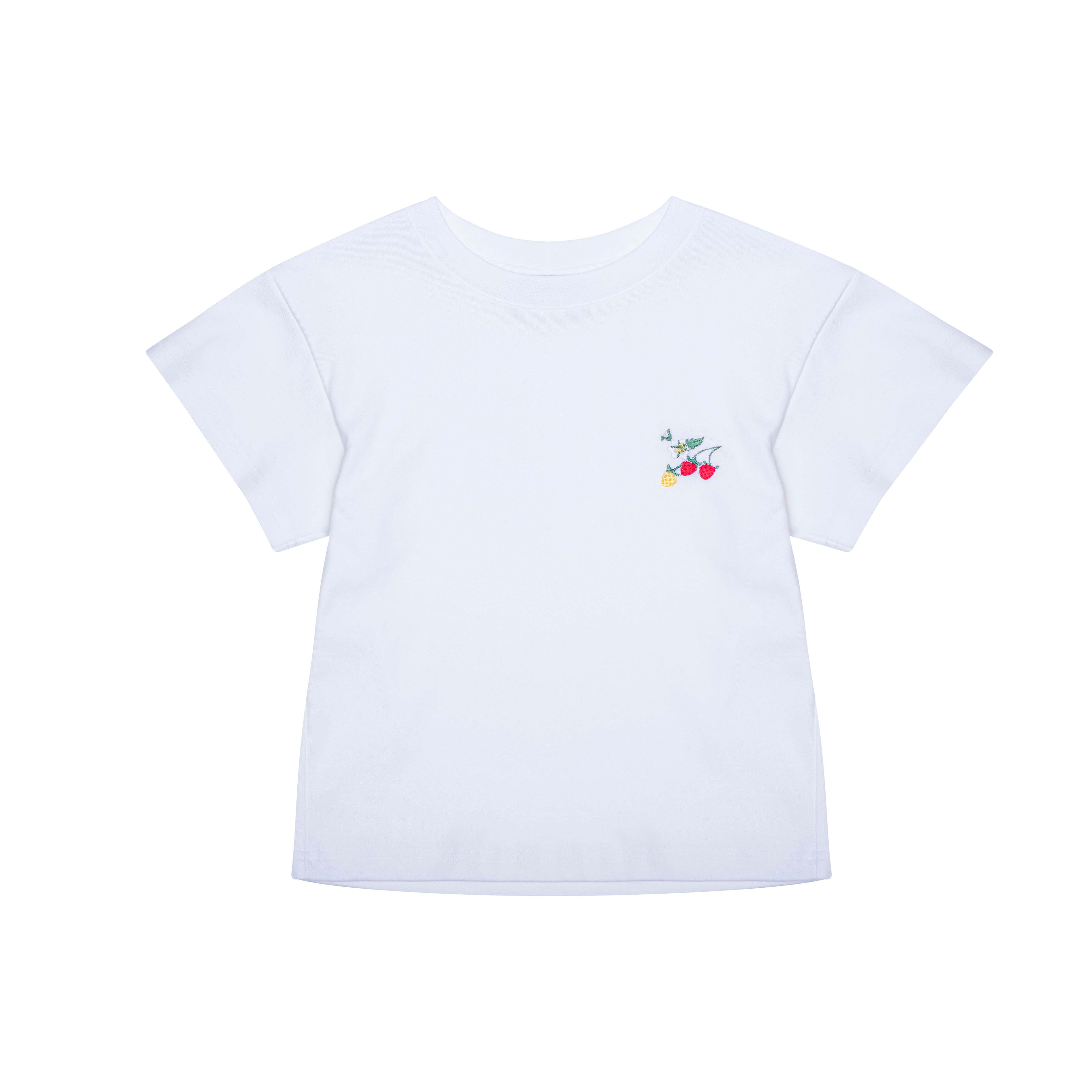 Jersey T-Shirt Paade Berries, White