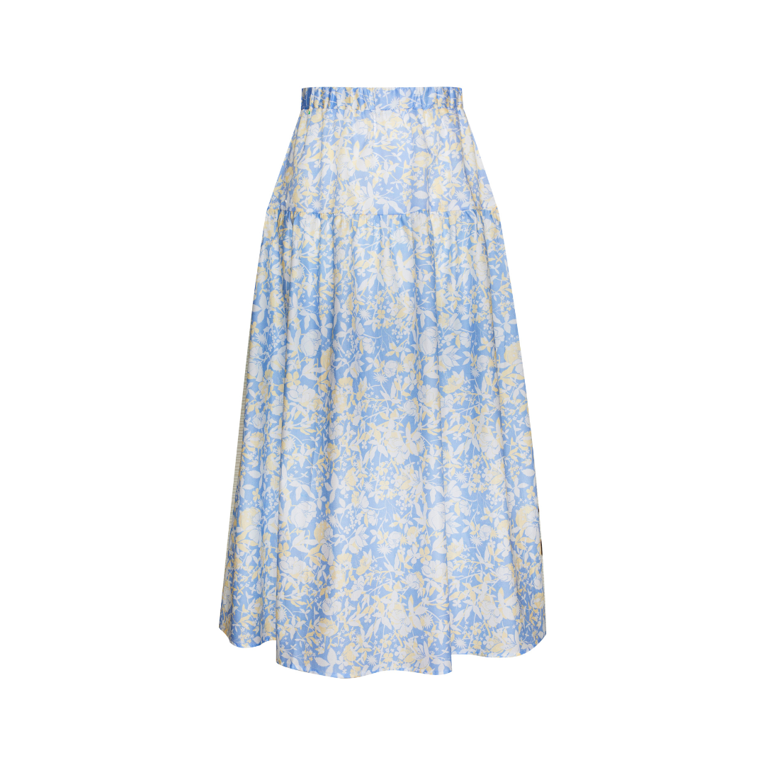 Cotton Skirt Anemone Woman, Blue