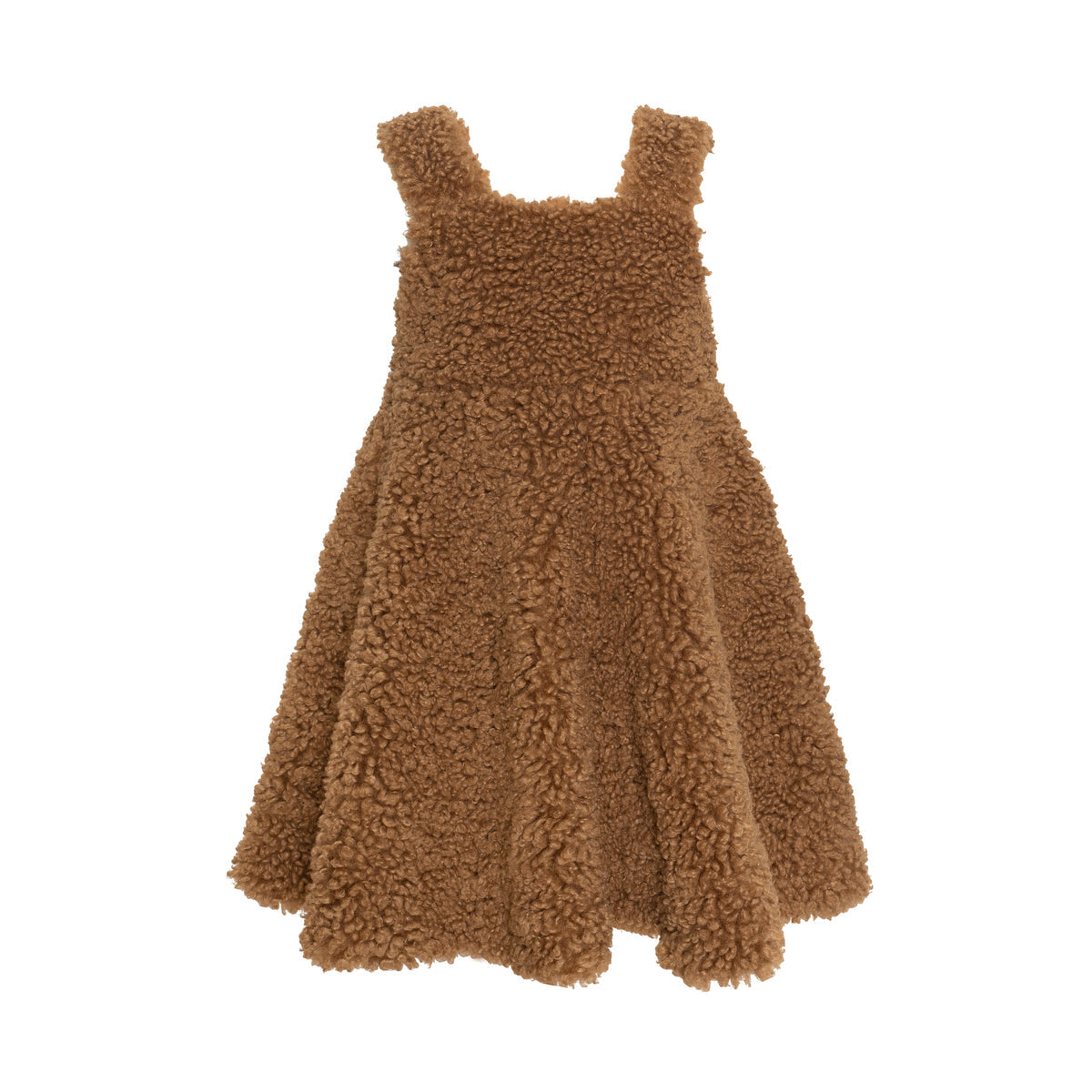 Teddy Pinafore Dress Bonbon, Brown