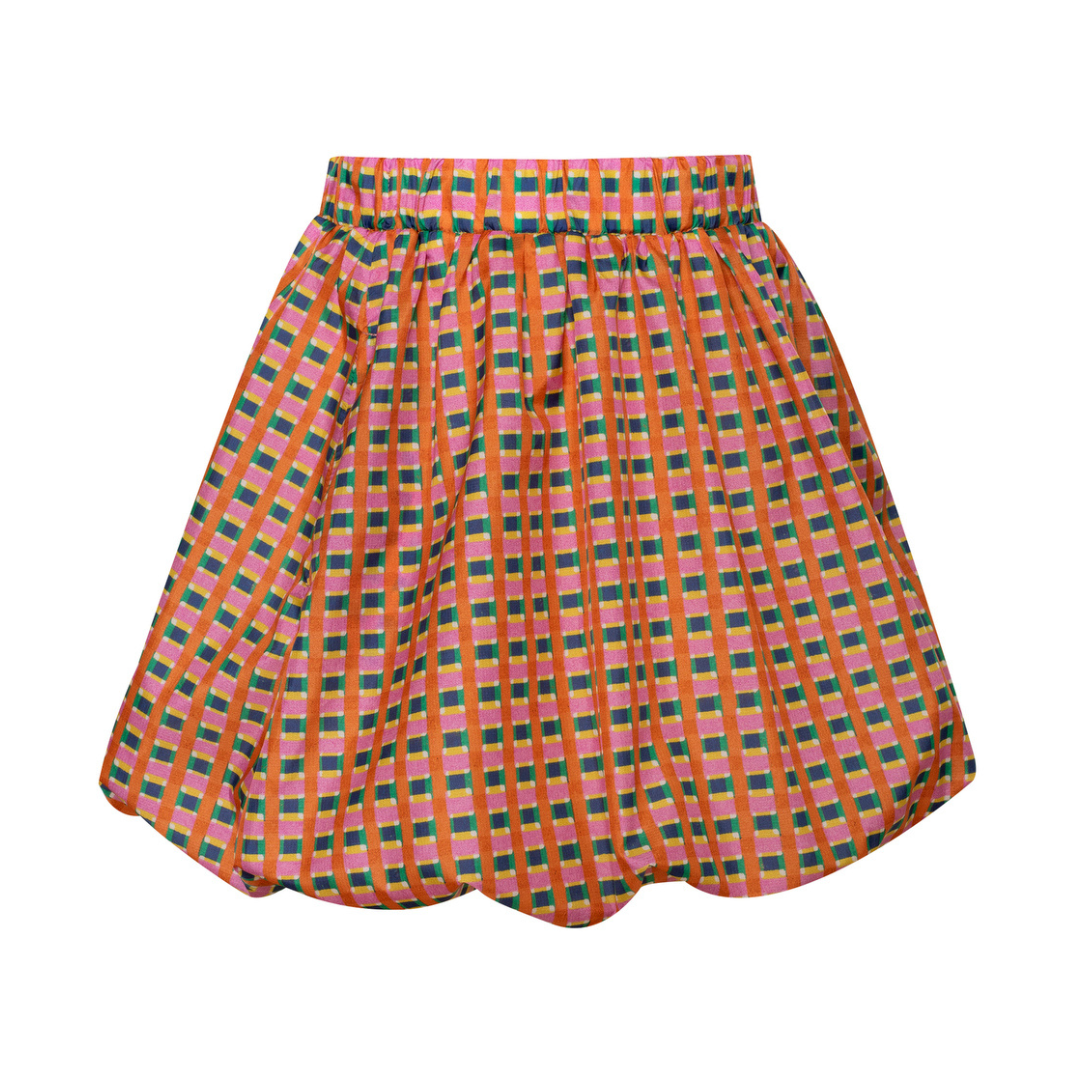 Water Repelllent Skirt Falter, Orange
