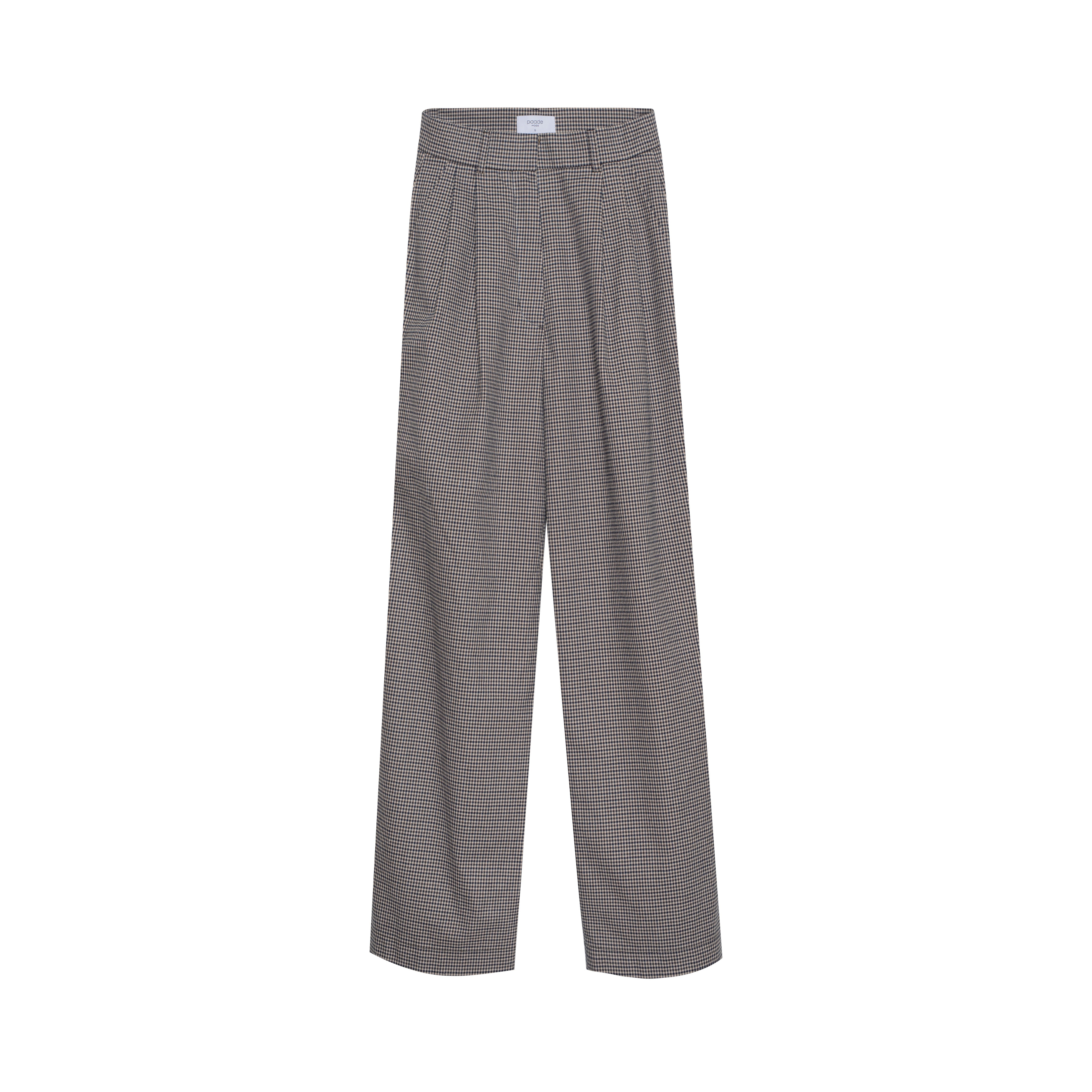 Women's Trousers Pin Checks, Brown