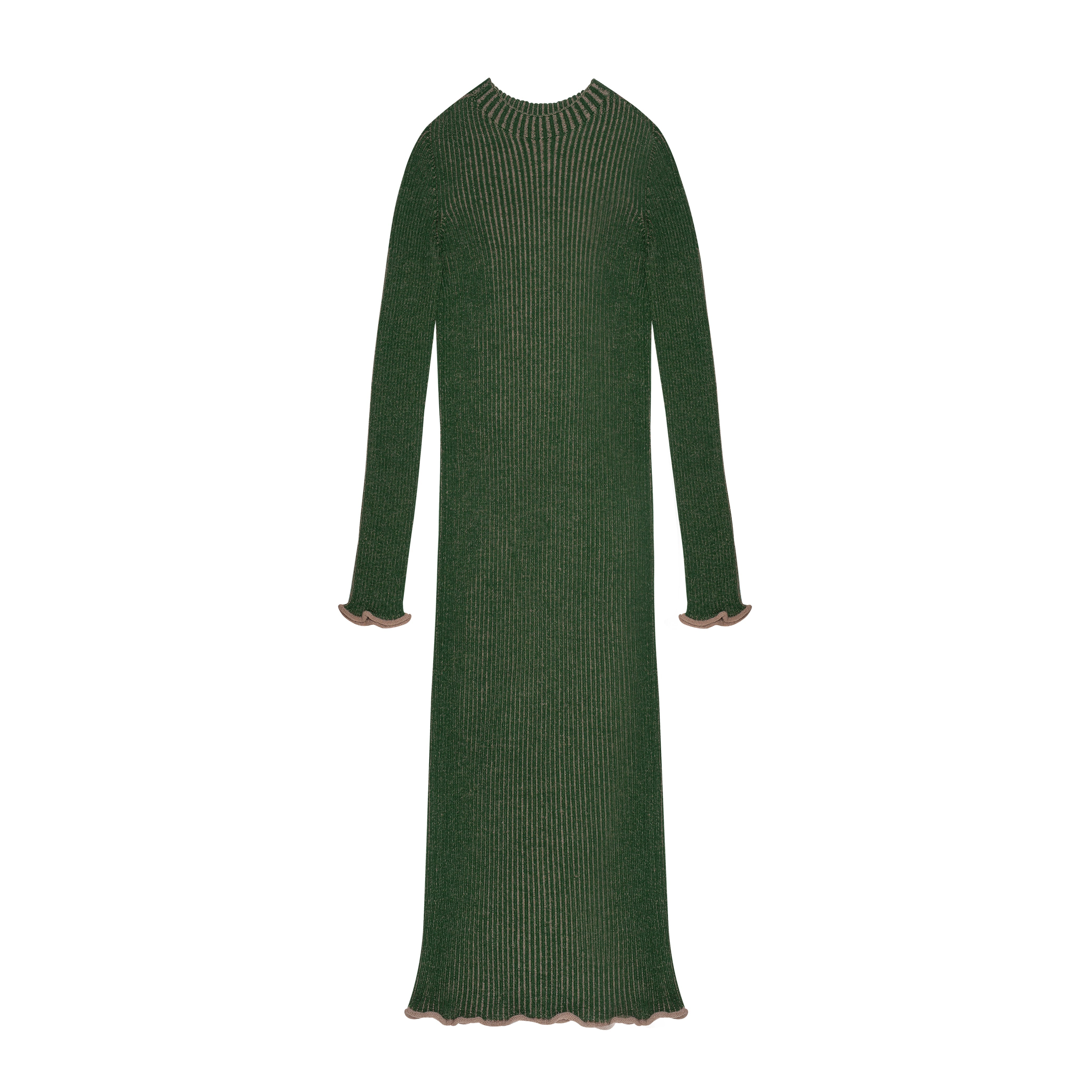 Seamless Knit Women's Dress Milan, Green