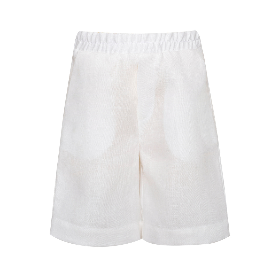 Linen Shorts Classic Cruise, White
