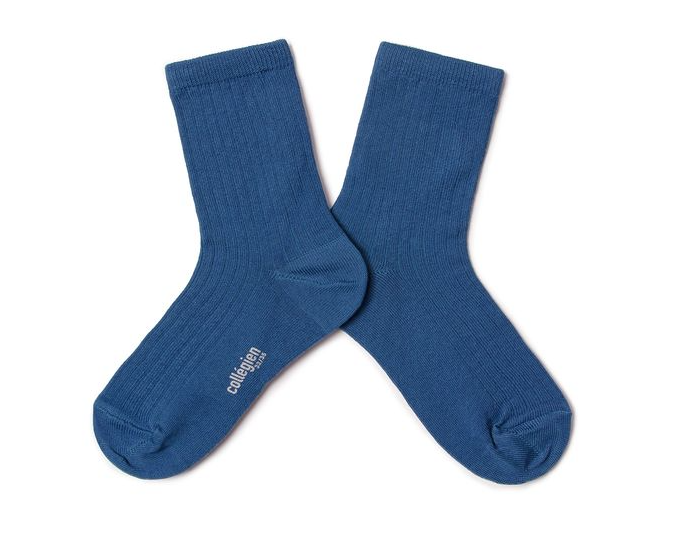 Ribbed socks Paul, Sapphire Blue