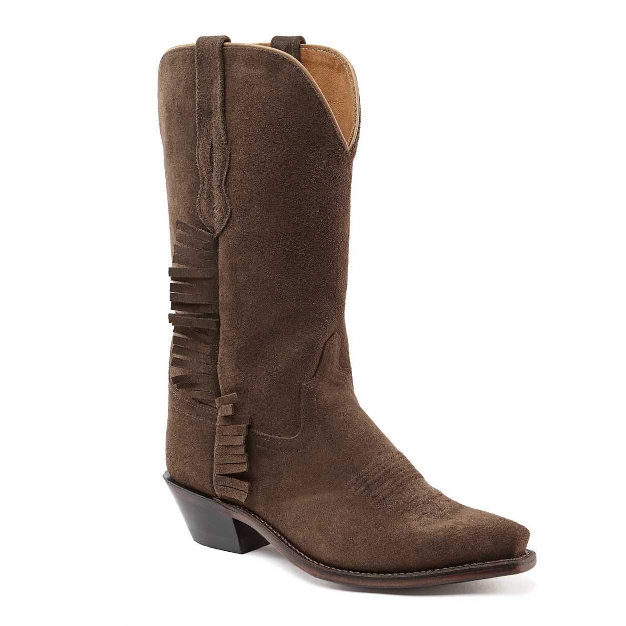 Boots Ruffle Brown