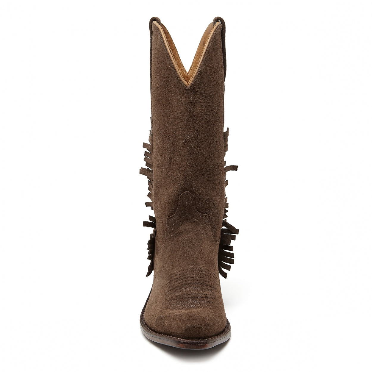 Boots Ruffle Brown