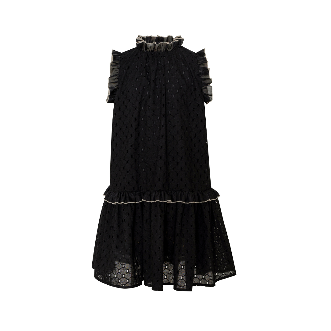 Cotton Dress Delta, Black