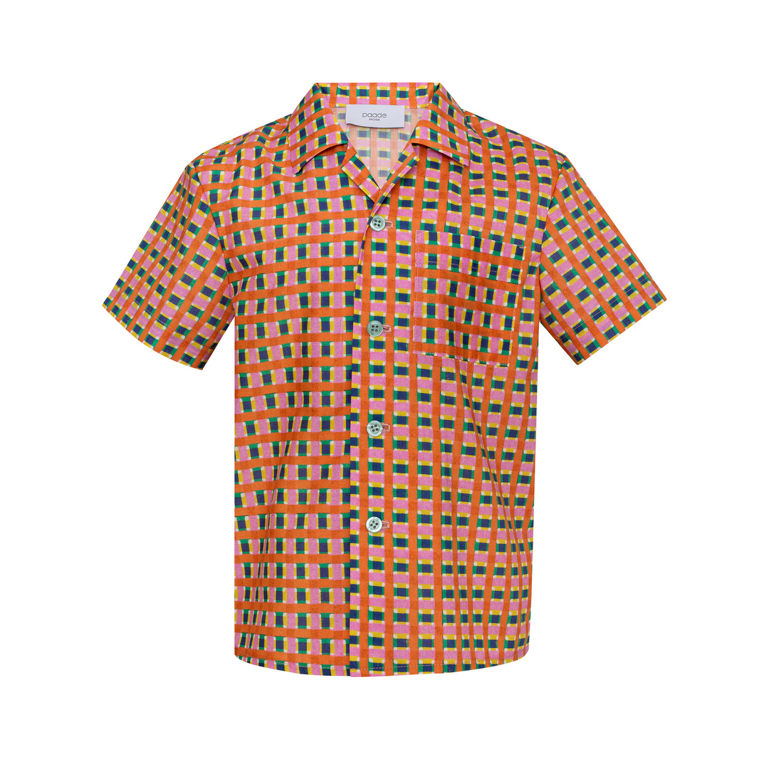 Cotton Shirt Falter, Orange