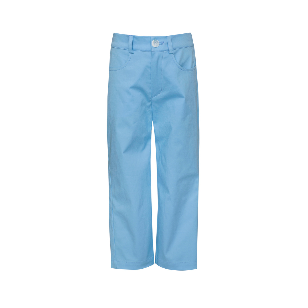 Cotton Trousers Oasis, Blue