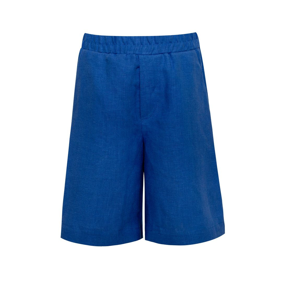 Linen Shorts Classic Cruise, Blue